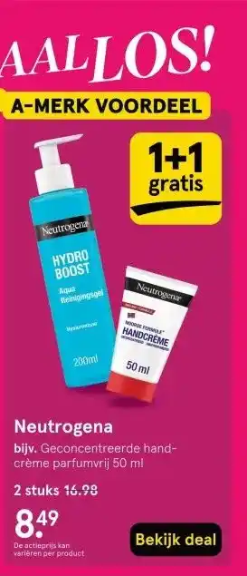 Etos Neutrogena aanbieding