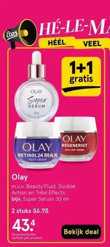 Etos Olay aanbieding