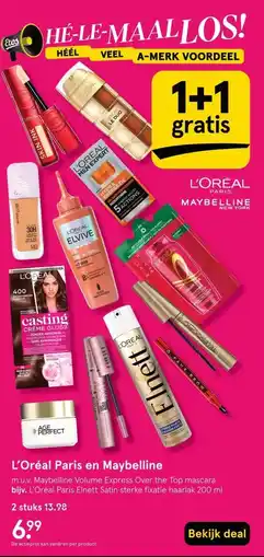 Etos L'Oréal Paris en Maybelline aanbieding