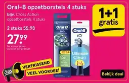 Etos Oral-B opzetborstels 4 stuks aanbieding