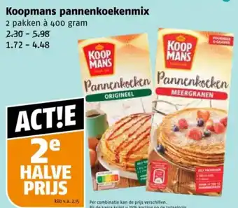 Poiesz Koopmans pannenkoekenmix aanbieding