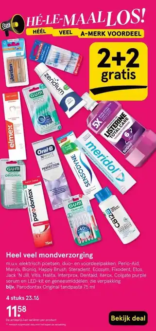 Etos Heel veel mondverzorging aanbieding