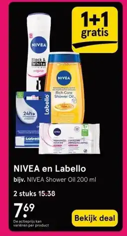 Etos NIVEA en Labello aanbieding