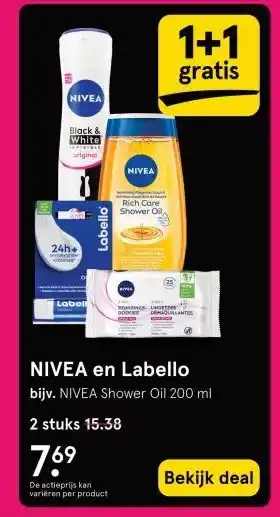 Etos NIVEA en Labello aanbieding