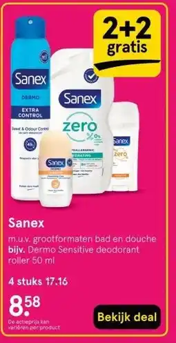 Etos Sanex aanbieding