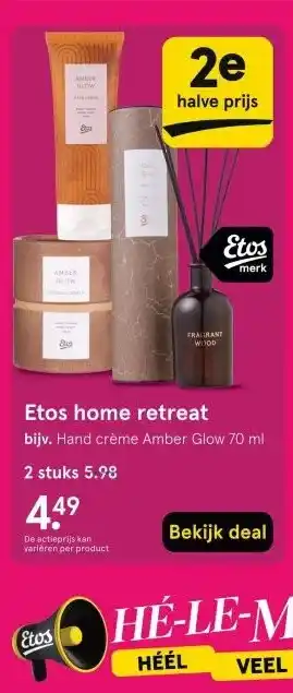 Etos Etos home retreat aanbieding