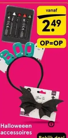 Etos Halloweeen accessoires aanbieding