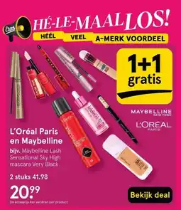 Etos L'Oréal Paris en Maybelline aanbieding