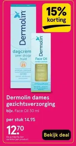 Etos Dermolin dames gezichtsverzorging ml aanbieding