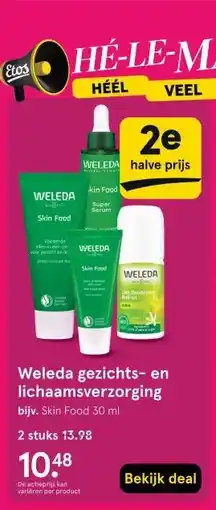 Etos Weleda gezichts- en lichaamsverzorging aanbieding