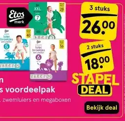 Etos Etos luiers en luierbroekjes voordeelpak aanbieding