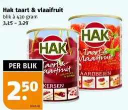 Poiesz Hak taart & vlaaifruit aanbieding
