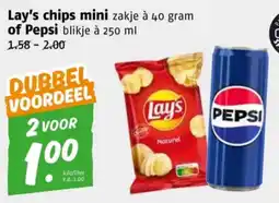 Poiesz Lay's chips mini aanbieding