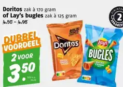 Poiesz Doritos of Lay's bugles aanbieding
