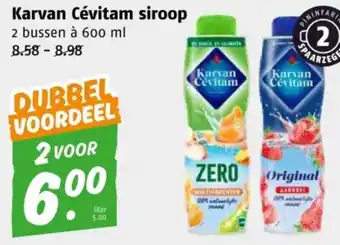 Poiesz Karvan Cévitam siroop aanbieding
