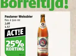 Poiesz Paulaner Weissbier aanbieding