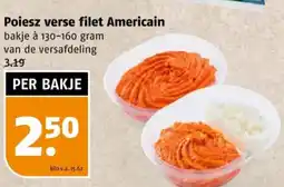 Poiesz Poiesz verse filet Americain aanbieding