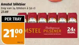 Poiesz Amstel blikbier aanbieding