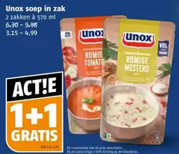 Poiesz Unox soep in zak aanbieding