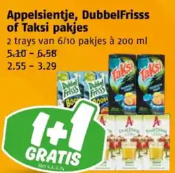 Poiesz Appelsientje, DubbelFrisss of Taksi pakjes aanbieding