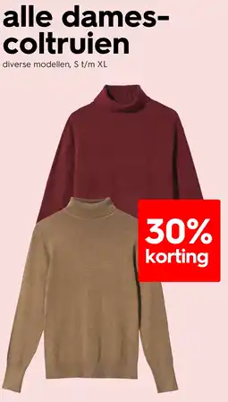 HEMA Alle dames- coltruien aanbieding
