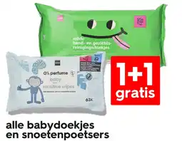 HEMA Alle babydoekjes en snoetenpoetsers aanbieding