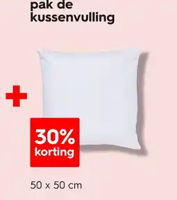HEMA Pak de kussenvulling aanbieding