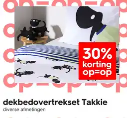 HEMA Dekbedovertrekset Takkie aanbieding