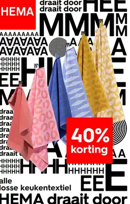HEMA Alle losse keukentextiel aanbieding