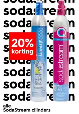HEMA Alle SodaStream cilinders aanbieding