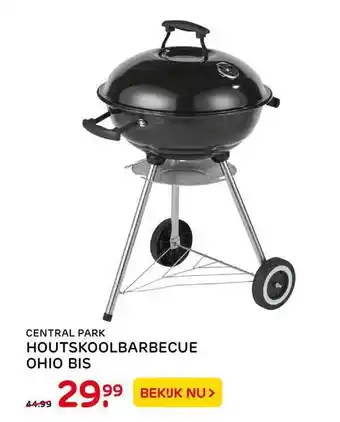 Praxis Central park houtskoolbarbecue ohio bis aanbieding