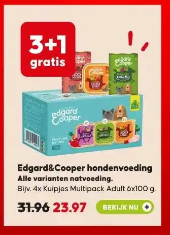 Boerenbond Edgard&Cooper hondenvoeding aanbieding
