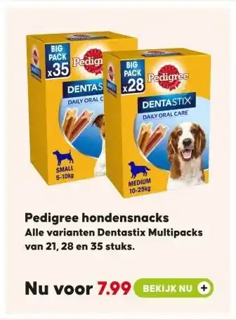 Boerenbond Pedigree hondensnacks aanbieding