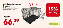 Boerenbond Adori premium bench 2 deurs aanbieding