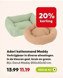 Boerenbond Adori kattenmand Maddy Verkrijgbaar aanbieding