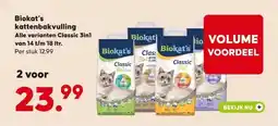 Boerenbond Biokat's kattenbakvulling aanbieding
