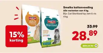 Boerenbond Smolke kattenvoeding aanbieding