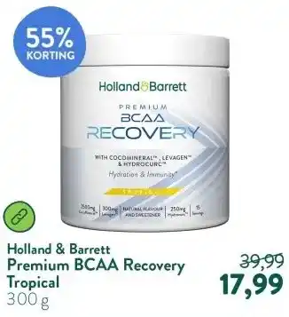 Holland & Barrett Premium BCAA Recovery Tropical aanbieding