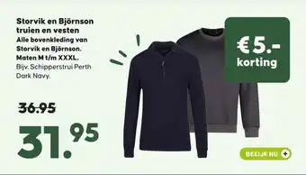 Boerenbond Storvik en Björnson truien en vesten aanbieding