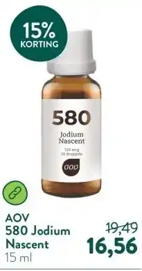 Holland & Barrett 580 Jodium Nascent aanbieding