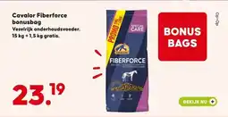 Boerenbond Cavalor Fiberforce bonusbag aanbieding