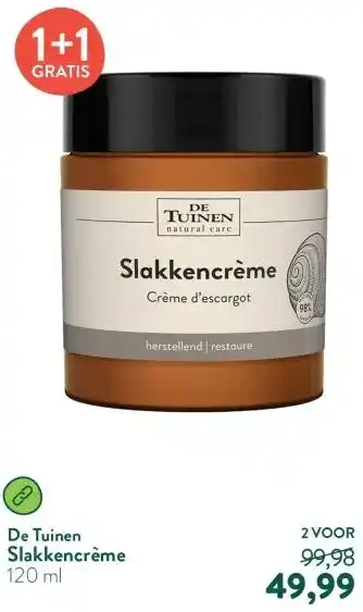 Holland & Barrett Slakkencrème aanbieding