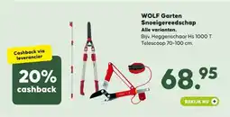 Boerenbond WOLF Garten Snoeigereedschap aanbieding