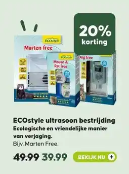 Boerenbond ECOstyle ultrasoon bestrijding aanbieding