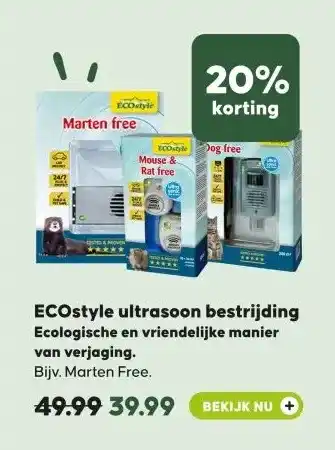 Boerenbond ECOstyle ultrasoon bestrijding aanbieding