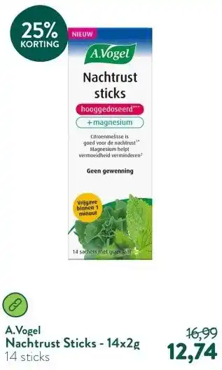 Holland & Barrett Nachtrust Sticks - 14x2g aanbieding