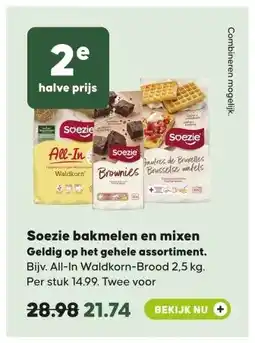Boerenbond Soezie bakmelen en mixen aanbieding