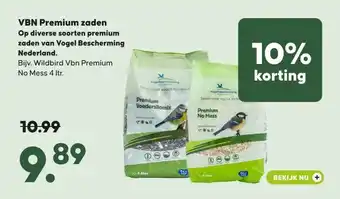 Boerenbond VBN Premium zaden aanbieding