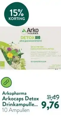 Holland & Barrett Arkocaps Detox Drinkampullen Bio aanbieding