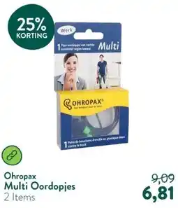 Holland & Barrett Multi Oordopjes aanbieding
